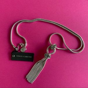 NWT Vince Camuto Pendant and Necklace Rhodium Crystal
